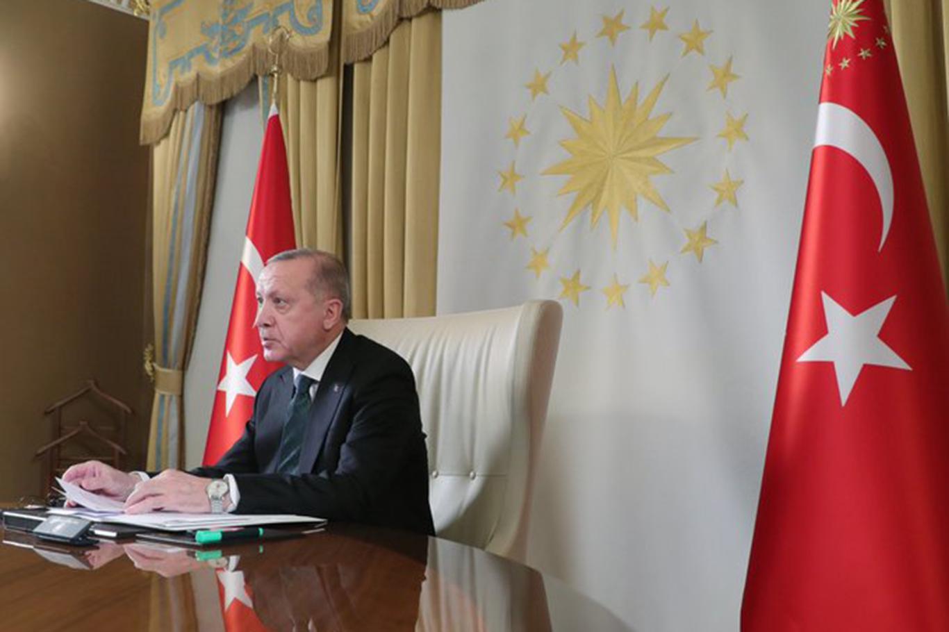 الرئيس أردوغان وزعماء فرنسا وألمانيا وبريطانيا يعقدون قمة رباعية